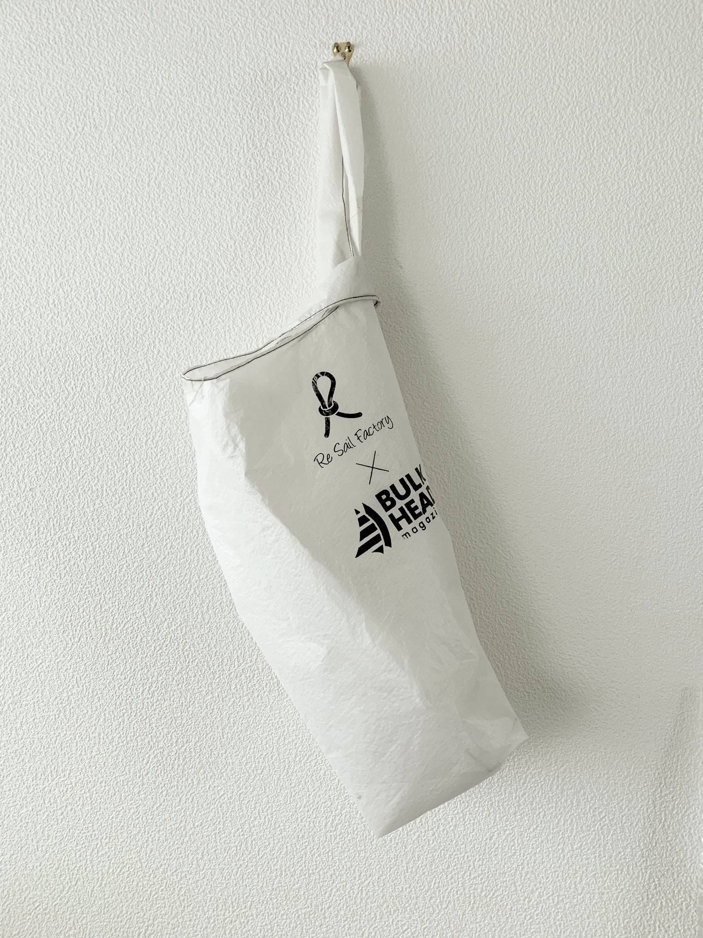 Re sail factory ✖️BULKHEAD magazine アップサイクルセールバッグ小