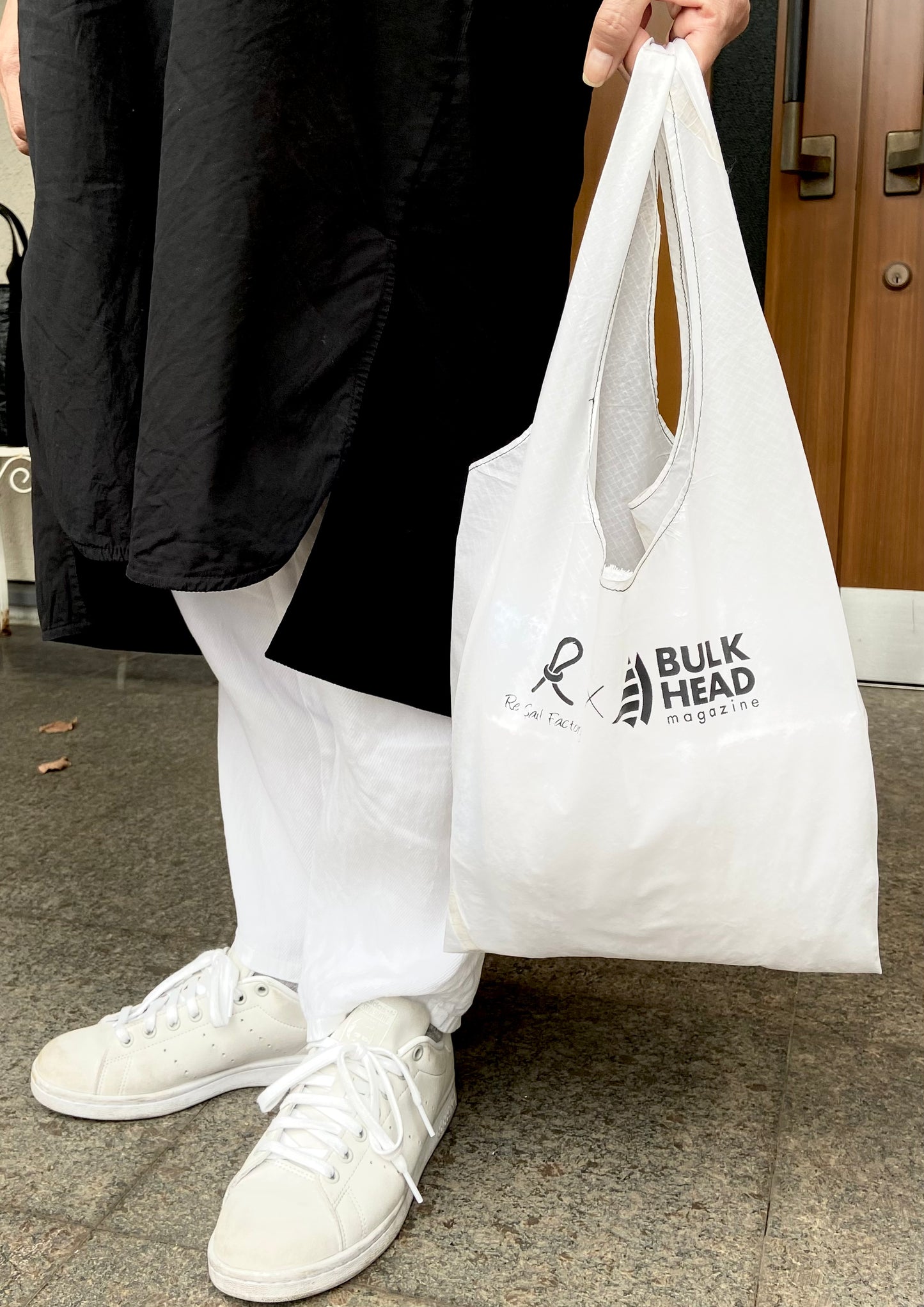 Re sail factory ✖️BULKHEAD magazine アップサイクルセールバッグ小